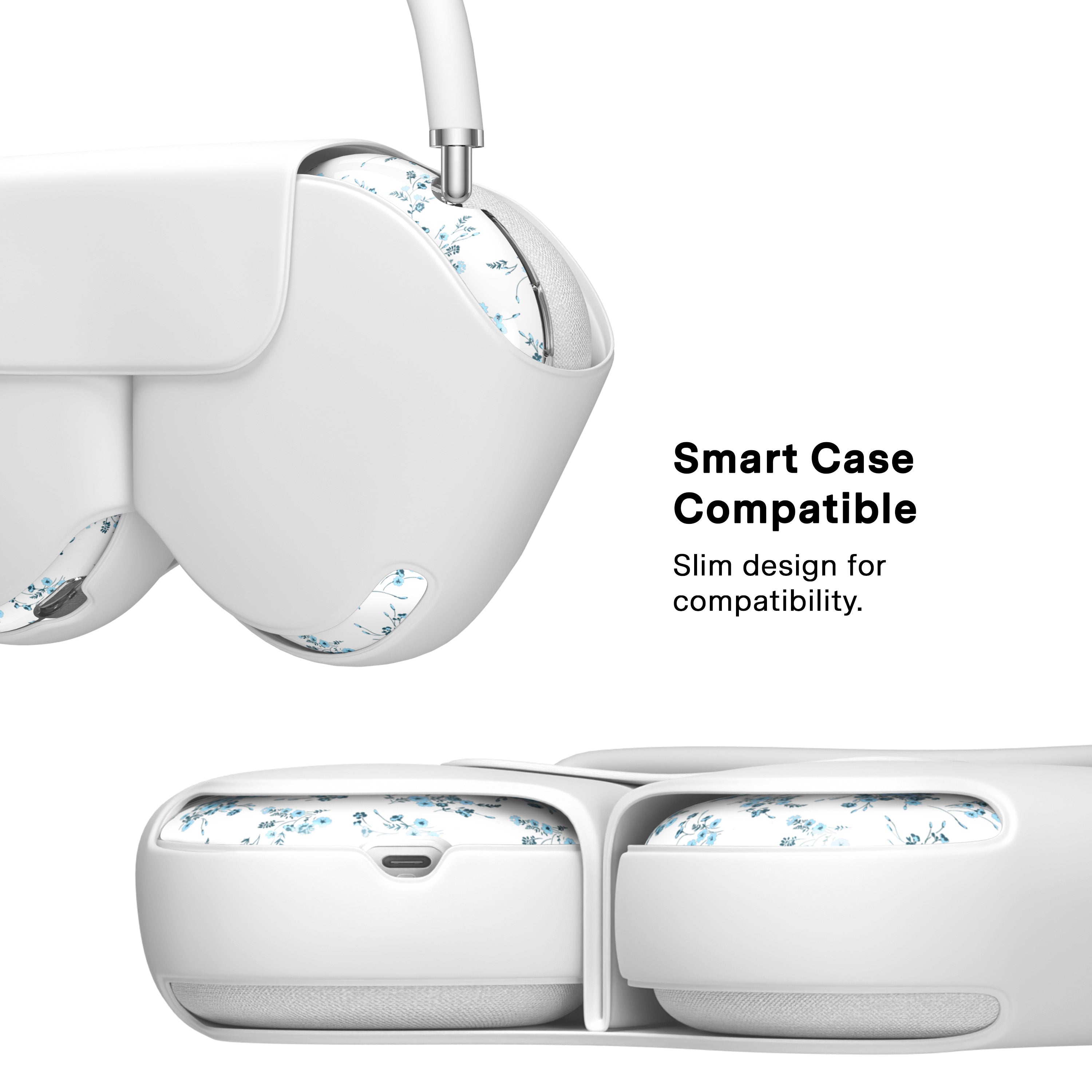 French Blue Floral AirPod Max Case