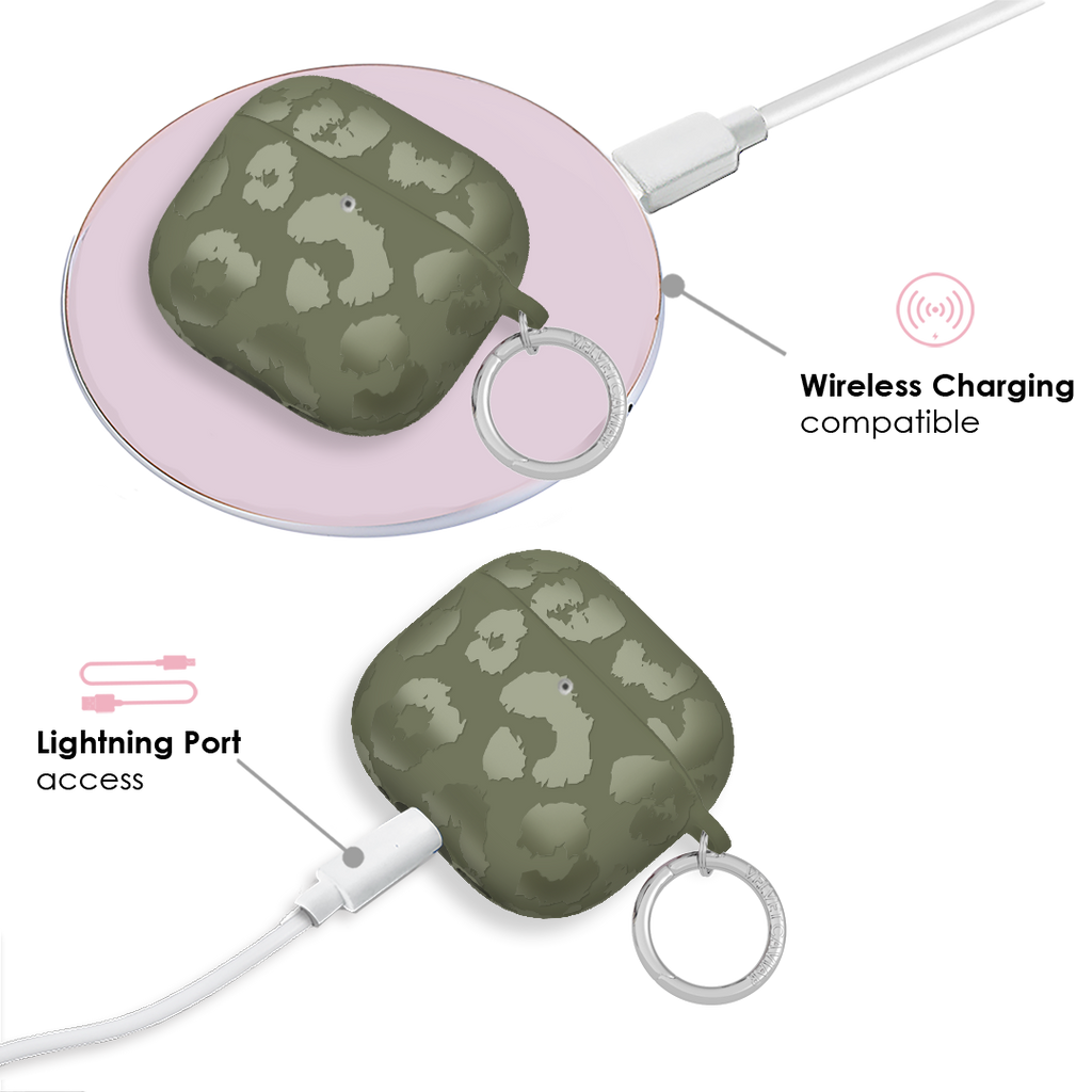 Olive Leopard AirPod Case
