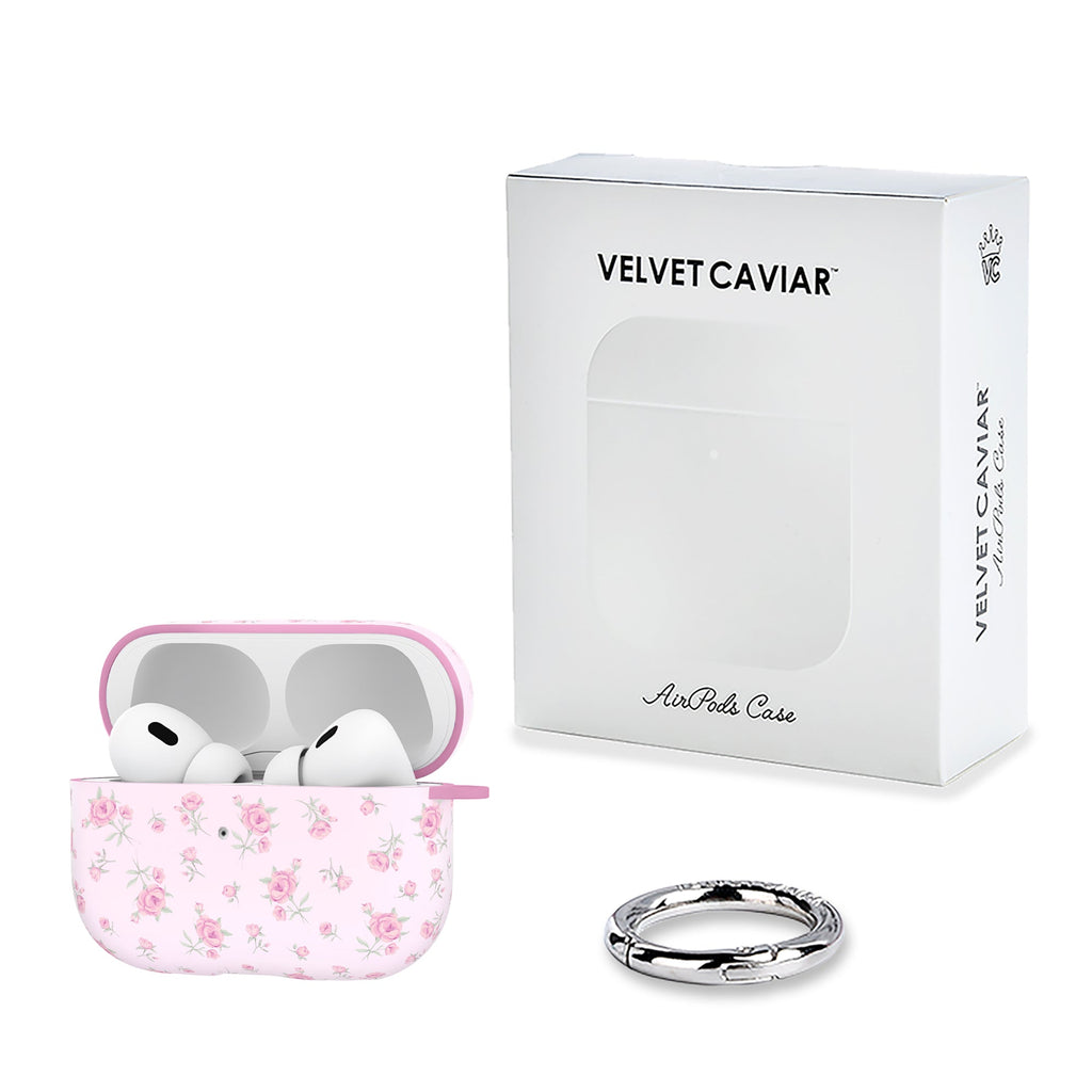 Dainty Pink Floral AirPod Case