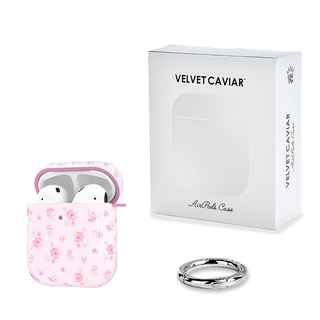 Dainty Pink Floral AirPod Case