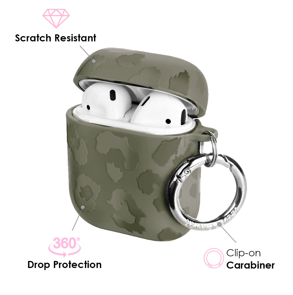 Olive Leopard AirPod Case