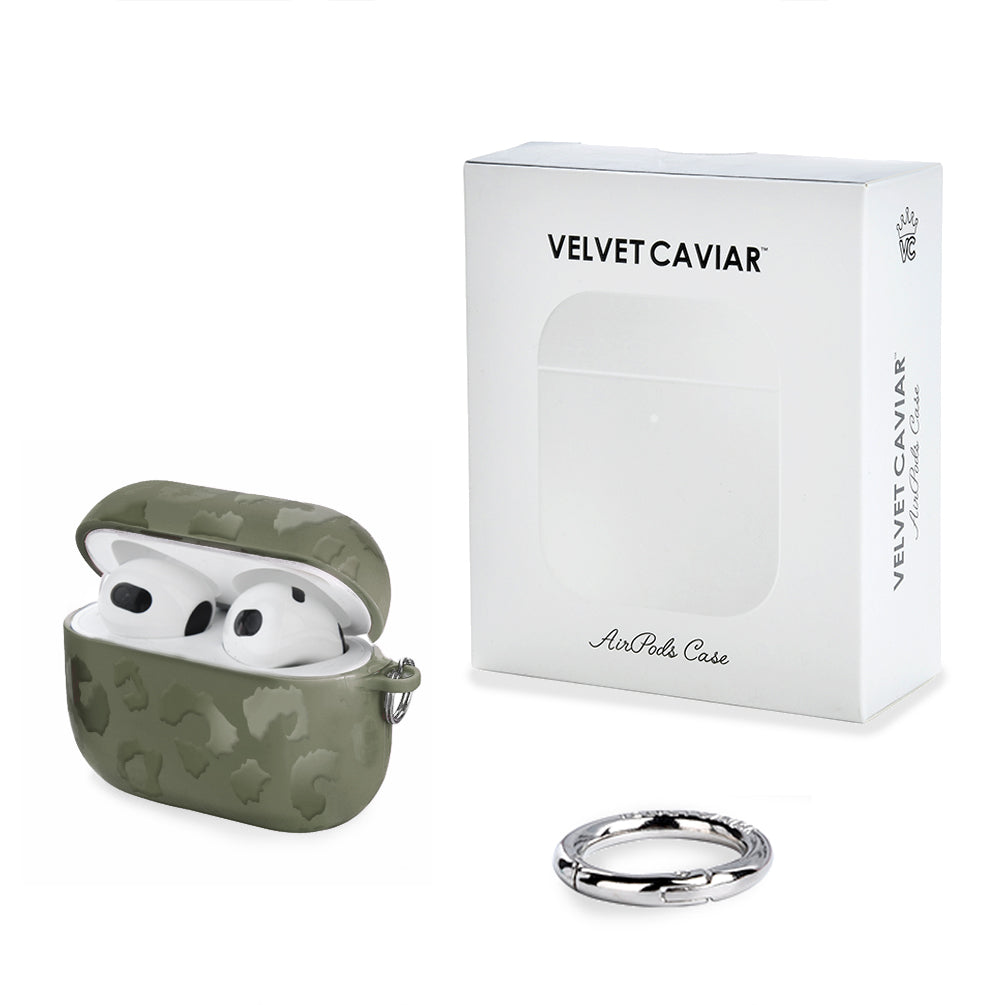 Olive Leopard AirPod Case